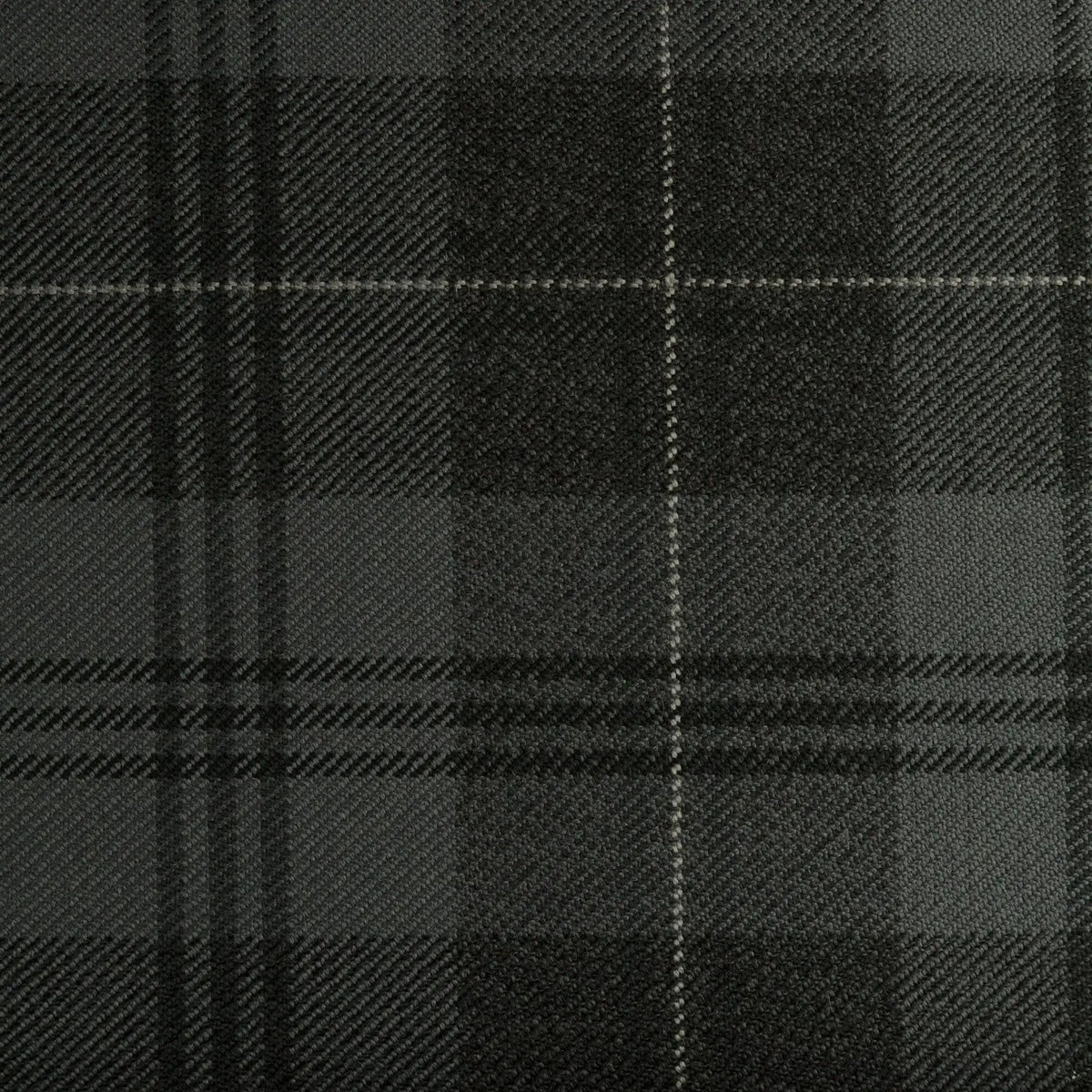Silver Granite All Wool Heavy Weight Tartan